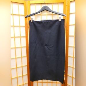 Vince Camuto Ponte black pencil Midi skirt